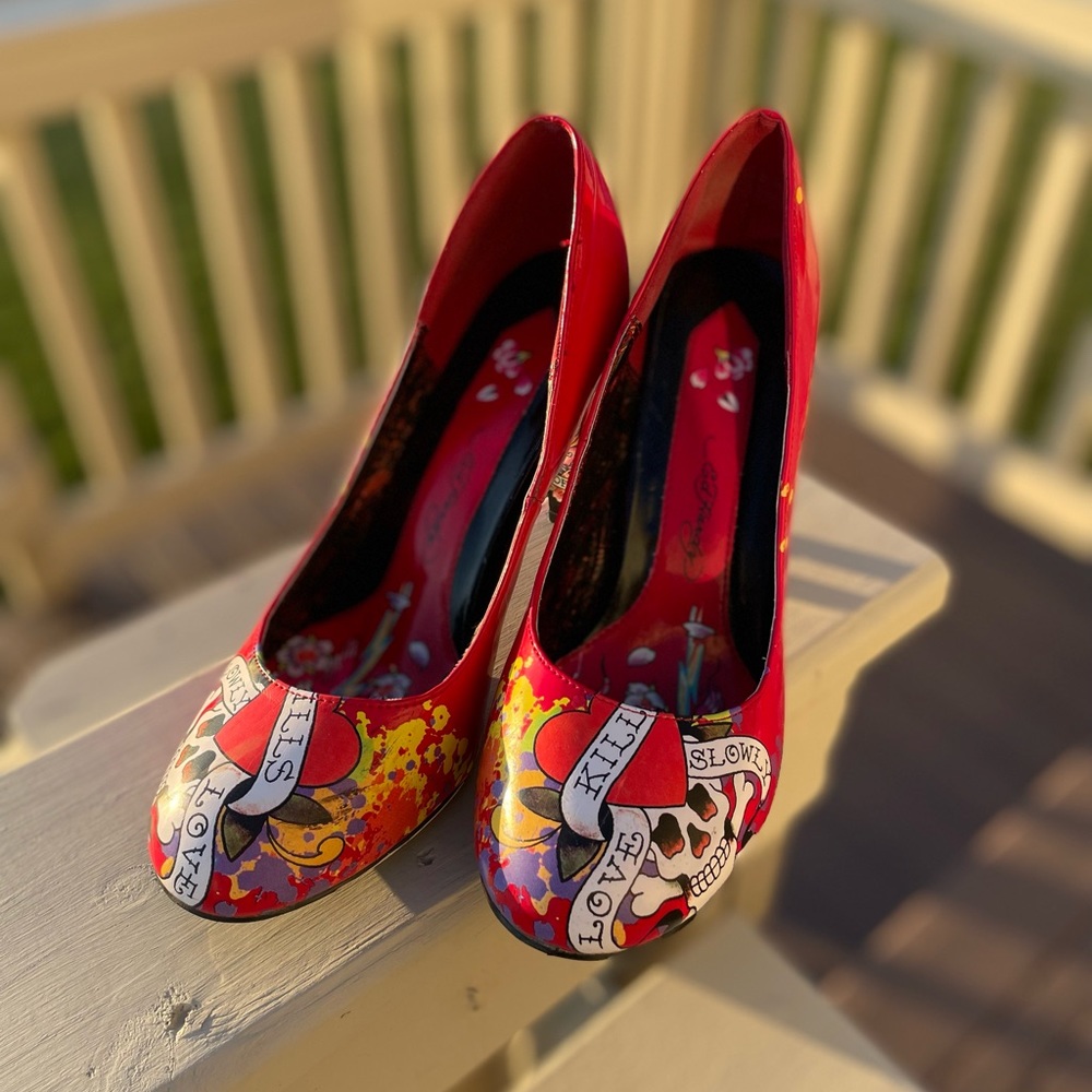Ed hardy heels 👠